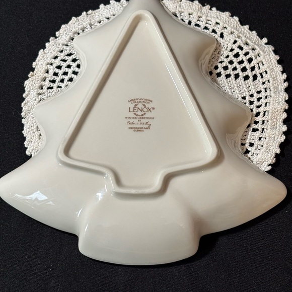 Holiday Cardinal Tree Dish Lenox Porcelain - Picture 2 of 5